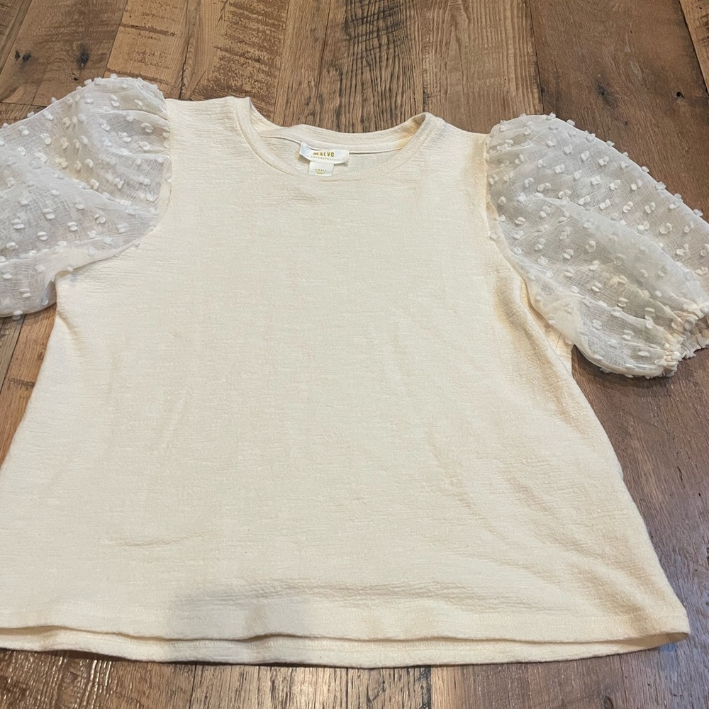 Maeve puff sleeve shirt. Size small. Anthropologie.